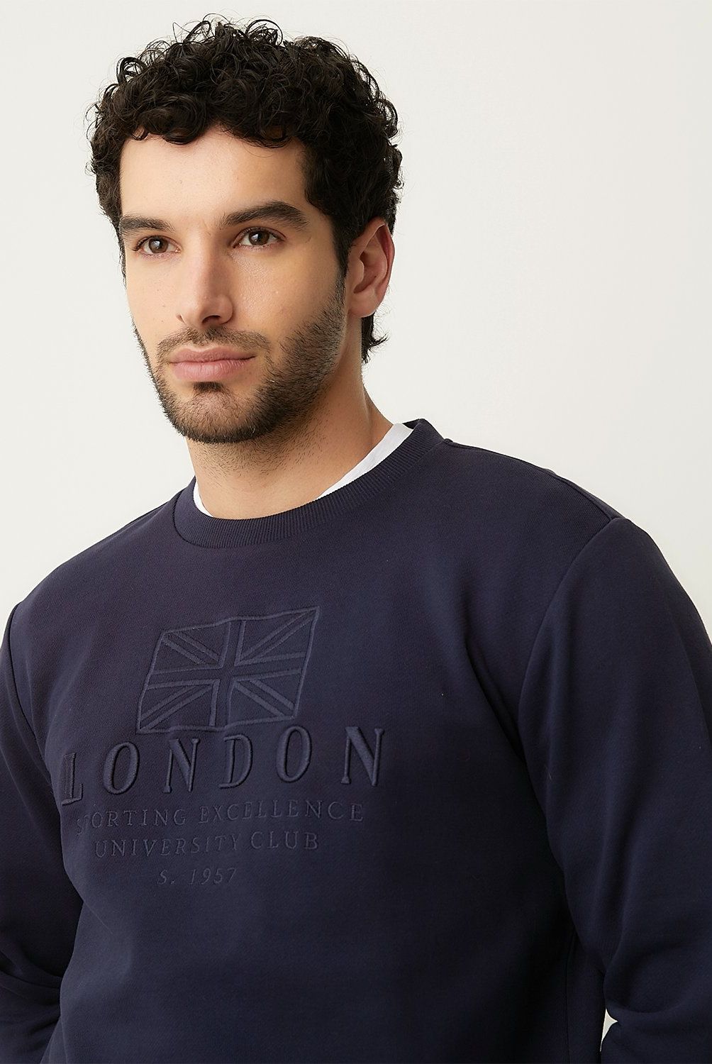 UNIVERSITY CLUB - Polerón University Club Manga Larga Algodón Hombre Diseño London