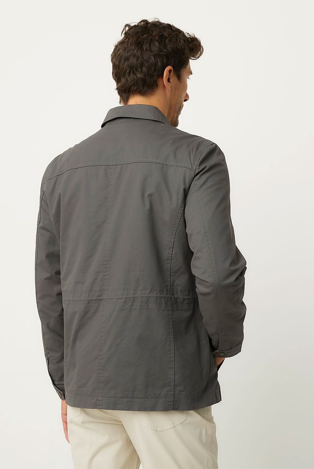 UNIVERSITY CLUB - Chaqueta University Club Casual Algodón Hombre Manga Larga