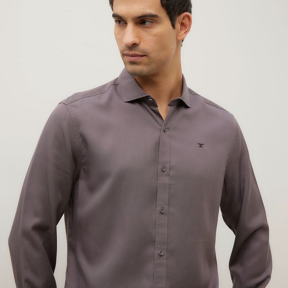 WOLF&HANK - Camisa Casual Hombre Wolf&Hank Regular Fit Tencel Manga Larga