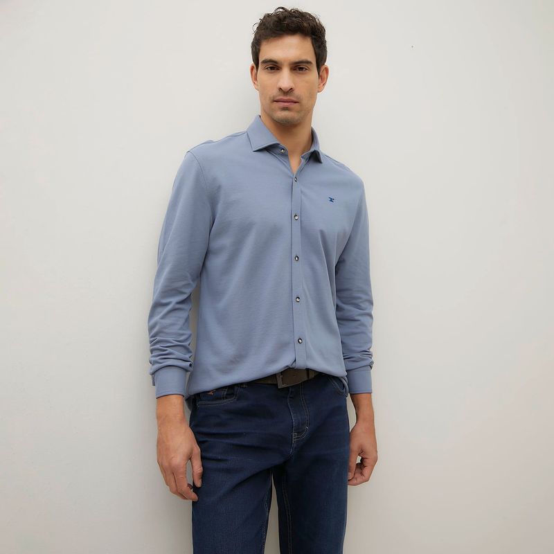 WOLF&HANK - Camisa Wolf&Hank Algodón Extra Fino Manga Larga Hombre