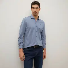 WOLF&HANK - Camisa Manga Larga Algodón Extra Fino Hombre