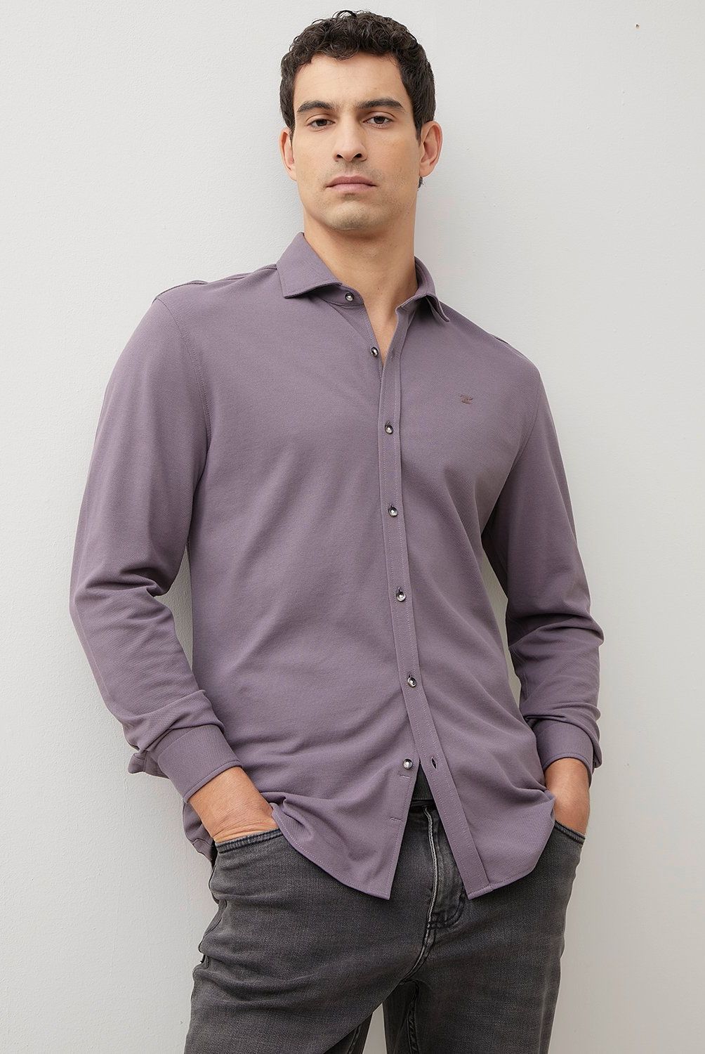WOLF&HANK - Camisa Wolf&Hank Algodón Extra Fino Manga Larga Hombre