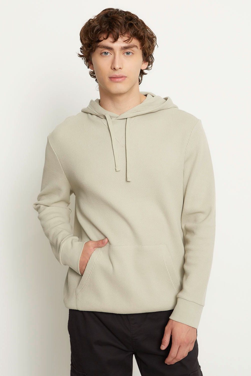 BEARCLIFF - Polerón Bearcliff Algodón Hombre Regular Fit Con Gorro