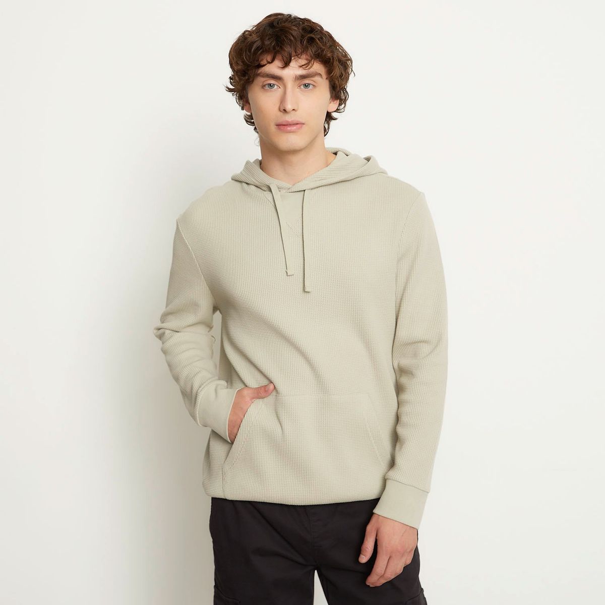 BEARCLIFF - Polerón Bearcliff Algodón Hombre Regular Fit Con Gorro