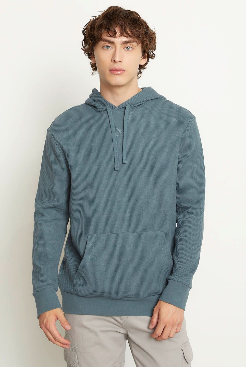 BEARCLIFF - Polerón Bearcliff Algodón Hombre Regular Fit Con Gorro