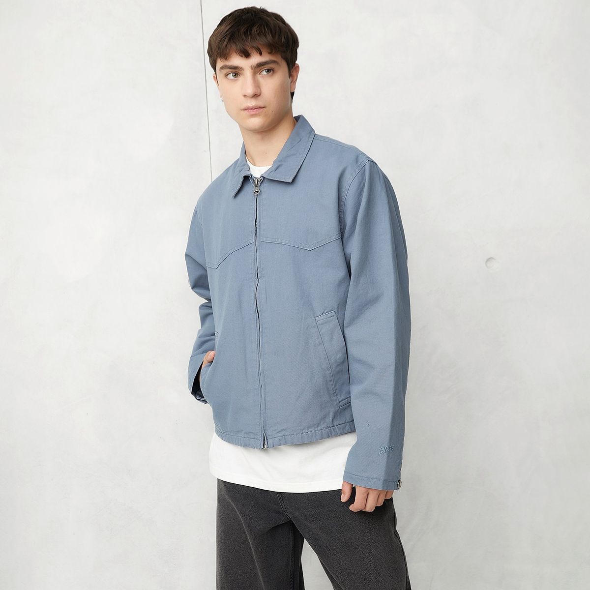 BEARCLIFF - Chaqueta Casual Algodón Bearcliff Hombre Manga Larga