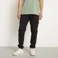 BEARCLIFF - Pantalón Cargo Jogger Multipocket Hombre Algodón