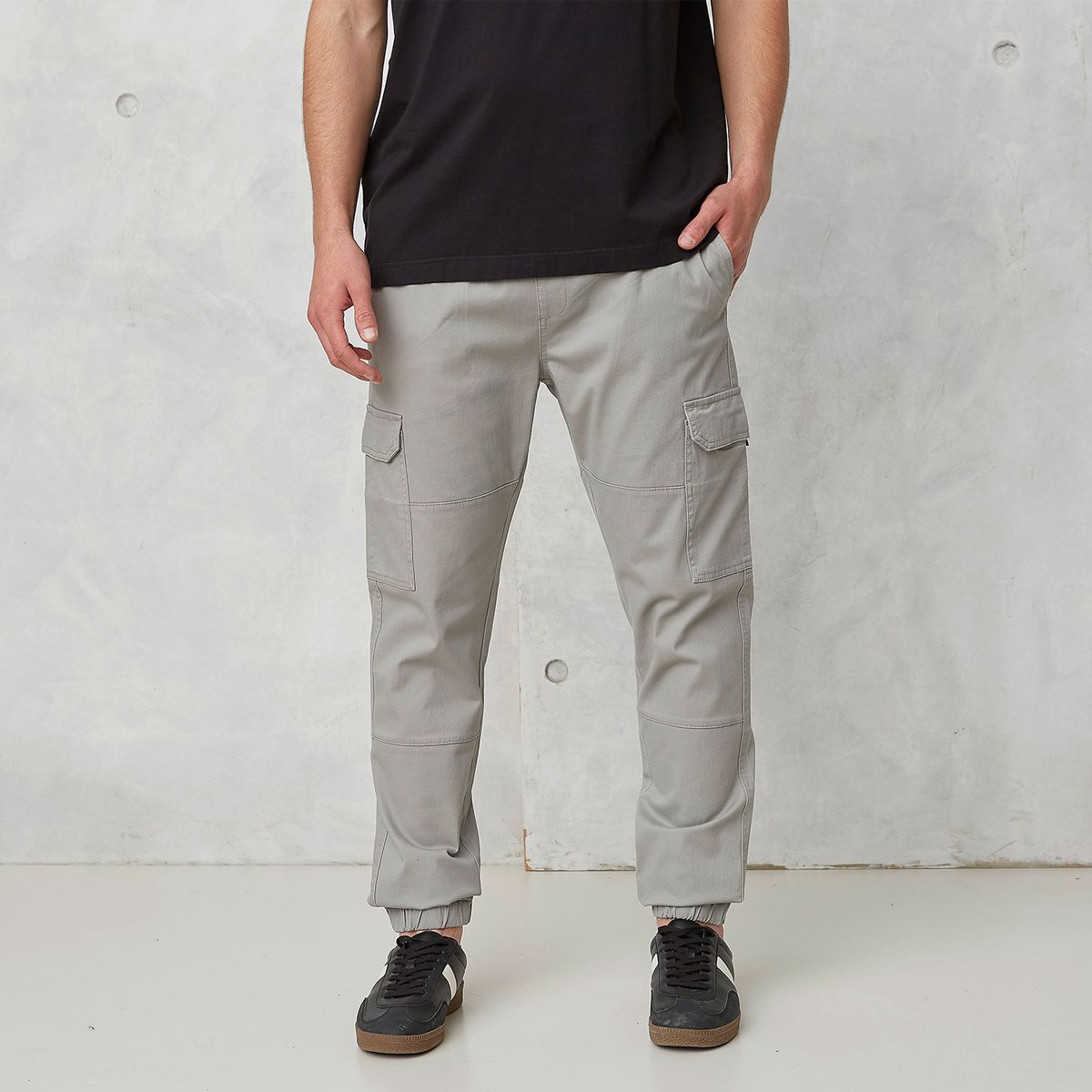 BEARCLIFF - Pantalón Cargo Jogger Bearcliff Multipocket Hombre Algodón