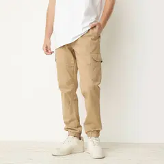 BEARCLIFF - Pantalón Cargo Jogger Multipocket Hombre Algodón