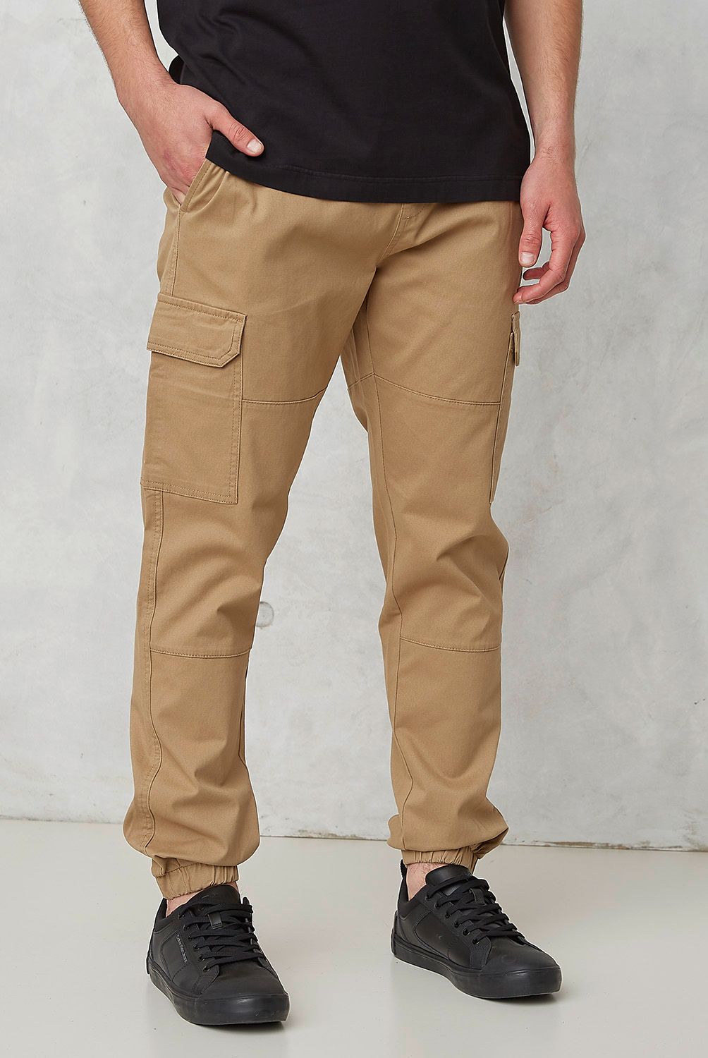 BEARCLIFF - Pantalón Cargo Jogger Bearcliff Multipocket Hombre Algodón