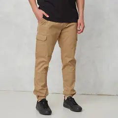 BEARCLIFF - Pantalón Cargo Jogger Multipocket Hombre Algodón
