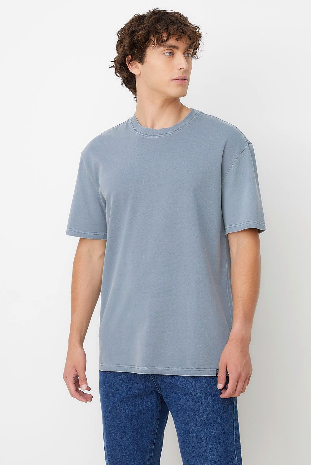 BEARCLIFF - Polera Manga Corta Relaxed Fit Algodón Bearcliff Hombre
