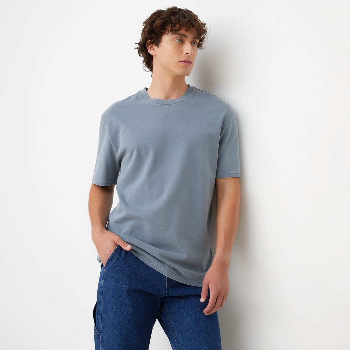 BEARCLIFF - Polera Manga Corta Relaxed Fit Algodón Bearcliff Hombre