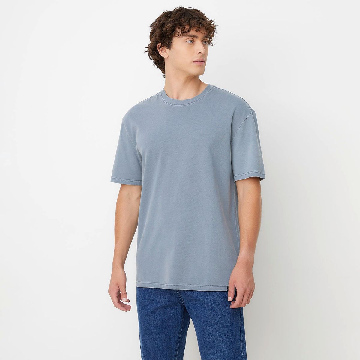 BEARCLIFF - Polera Manga Corta Relaxed Fit Algodón Bearcliff Hombre