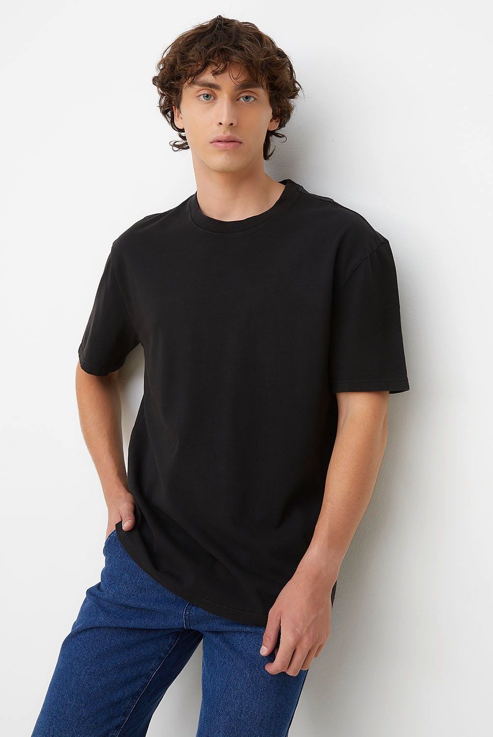 BEARCLIFF - Polera Manga Corta Relaxed Fit Algodón Bearcliff Hombre