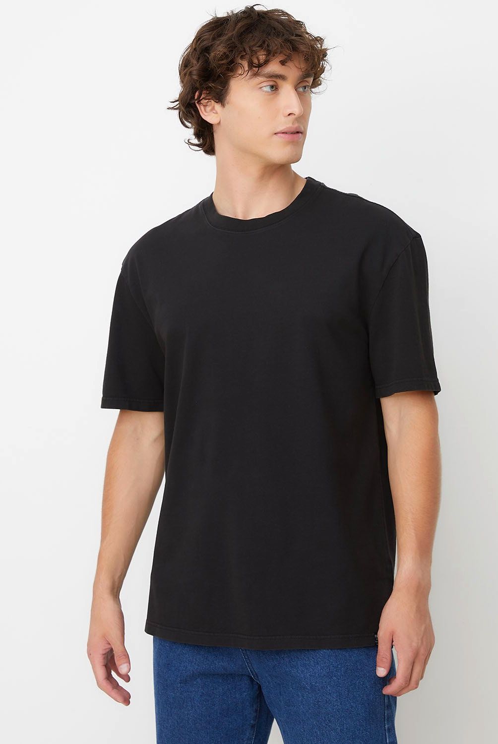 BEARCLIFF - Polera Manga Corta Relaxed Fit Algodón Bearcliff Hombre