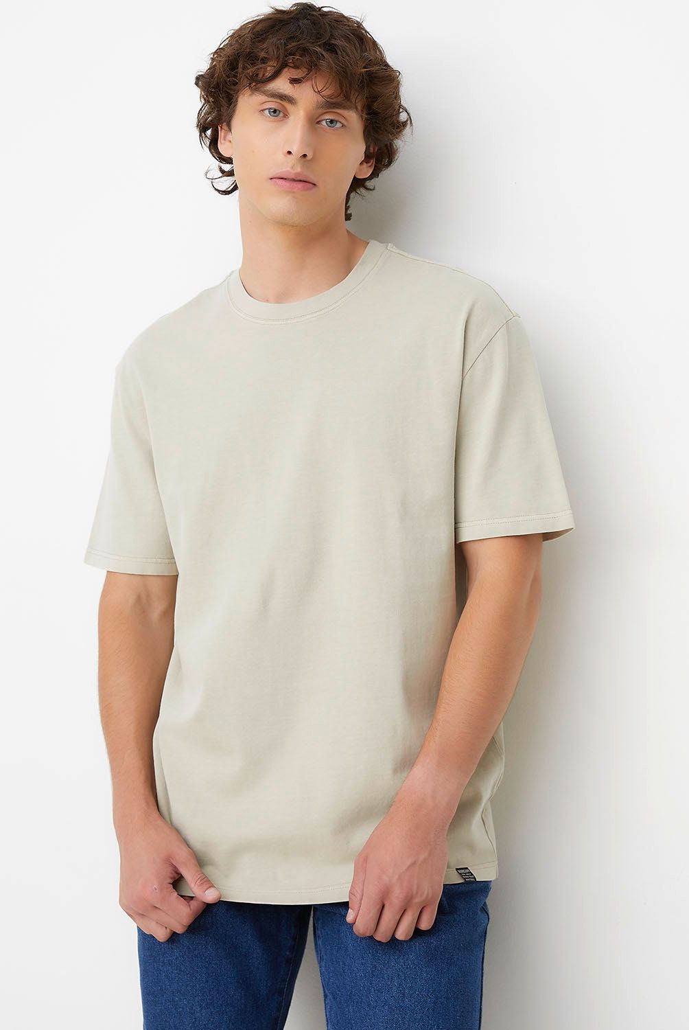 BEARCLIFF - Polera Manga Corta Relaxed Fit Algodón Bearcliff Hombre