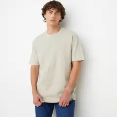 BEARCLIFF - Polera Manga Corta Relaxed Fit Hombre