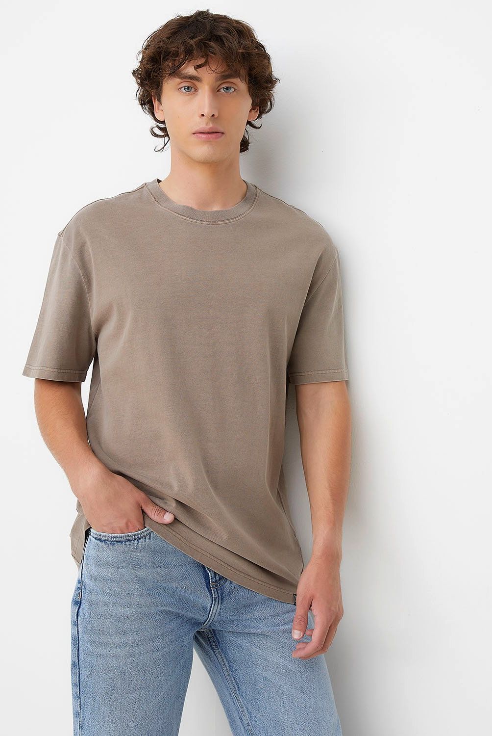 BEARCLIFF - Polera Manga Corta Relaxed Fit Algodón Bearcliff Hombre