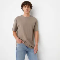 BEARCLIFF - Polera Manga Corta Relaxed Fit Algodón Hombre