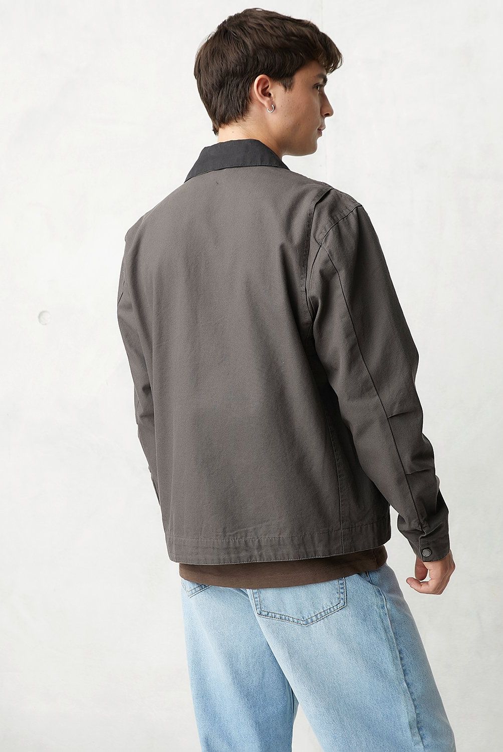 BEARCLIFF - Chaqueta Casual Bearcliff Algodón Manga Larga Hombre