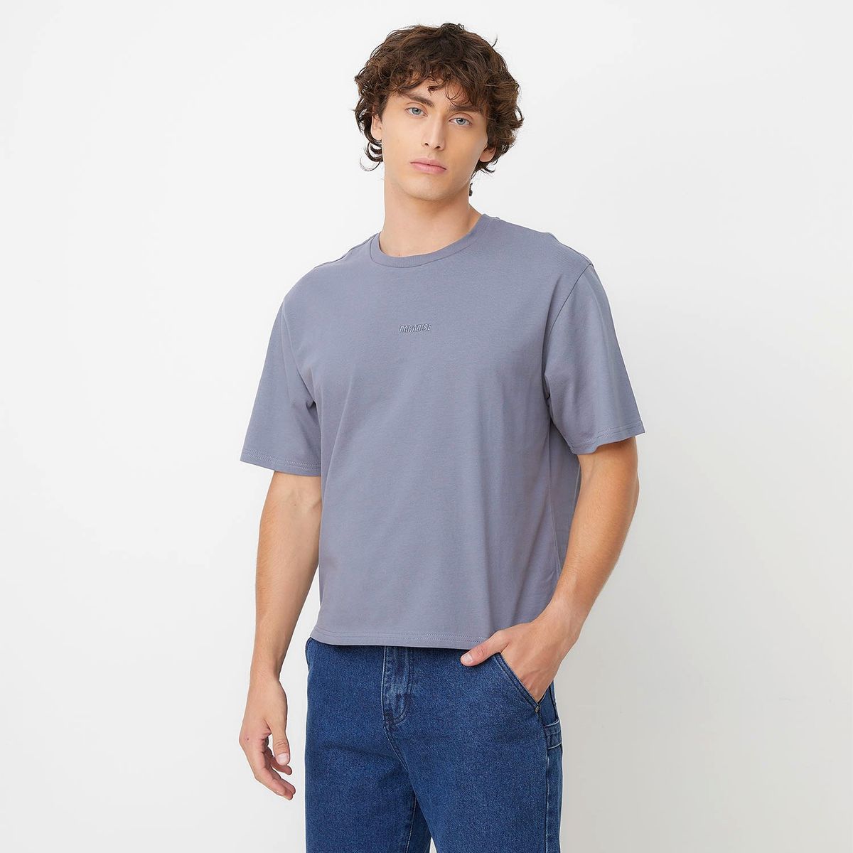 BEARCLIFF - Polera Manga Corta Bearcliff Boxy Fit Algodón Hombre