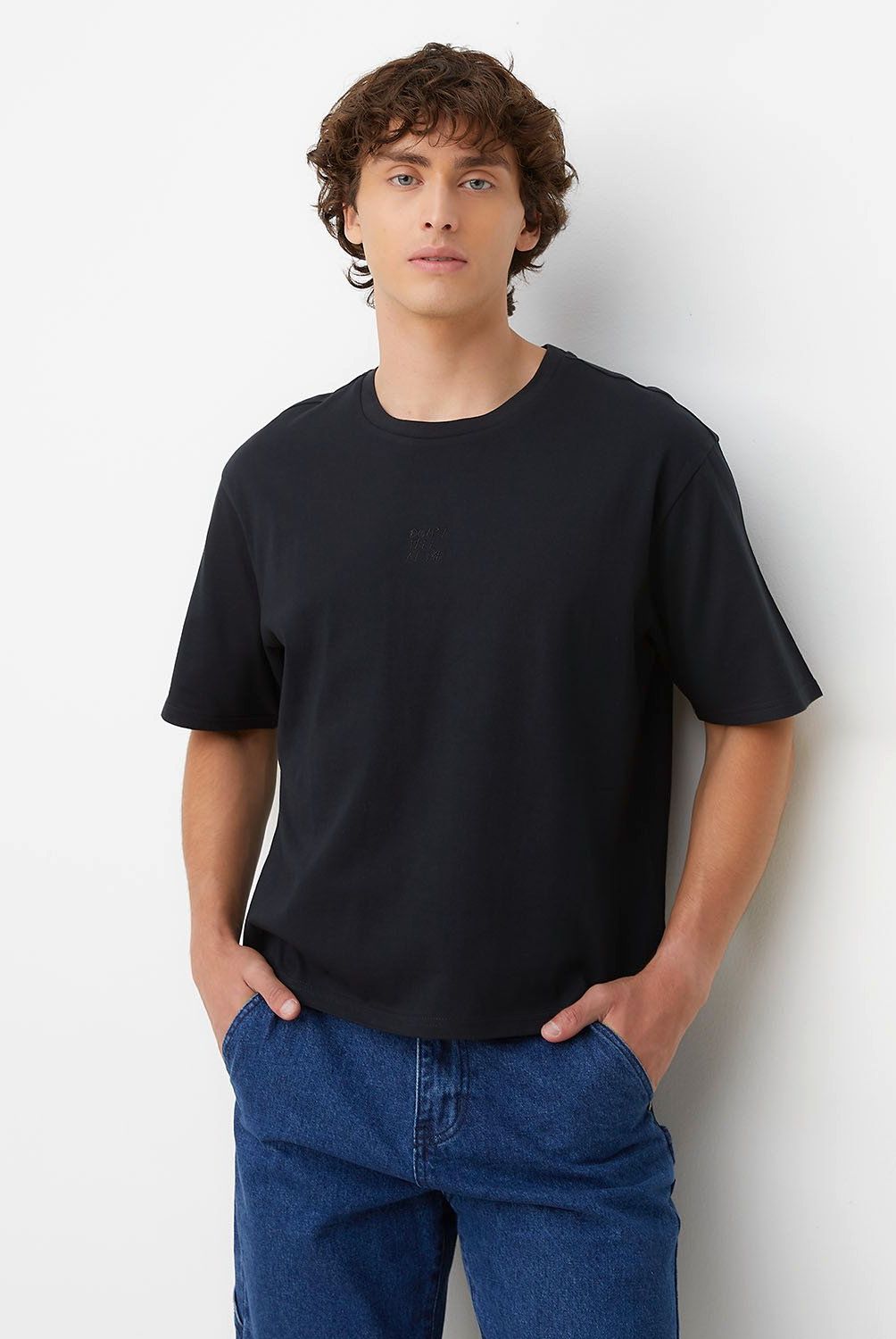 BEARCLIFF - Polera Manga Corta Bearcliff Boxy Fit Algodón Hombre
