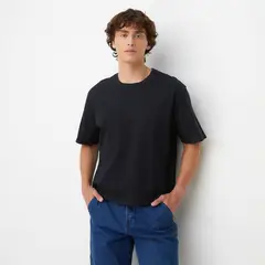 BEARCLIFF - Polera Manga Corta Boxy Fit Hombre