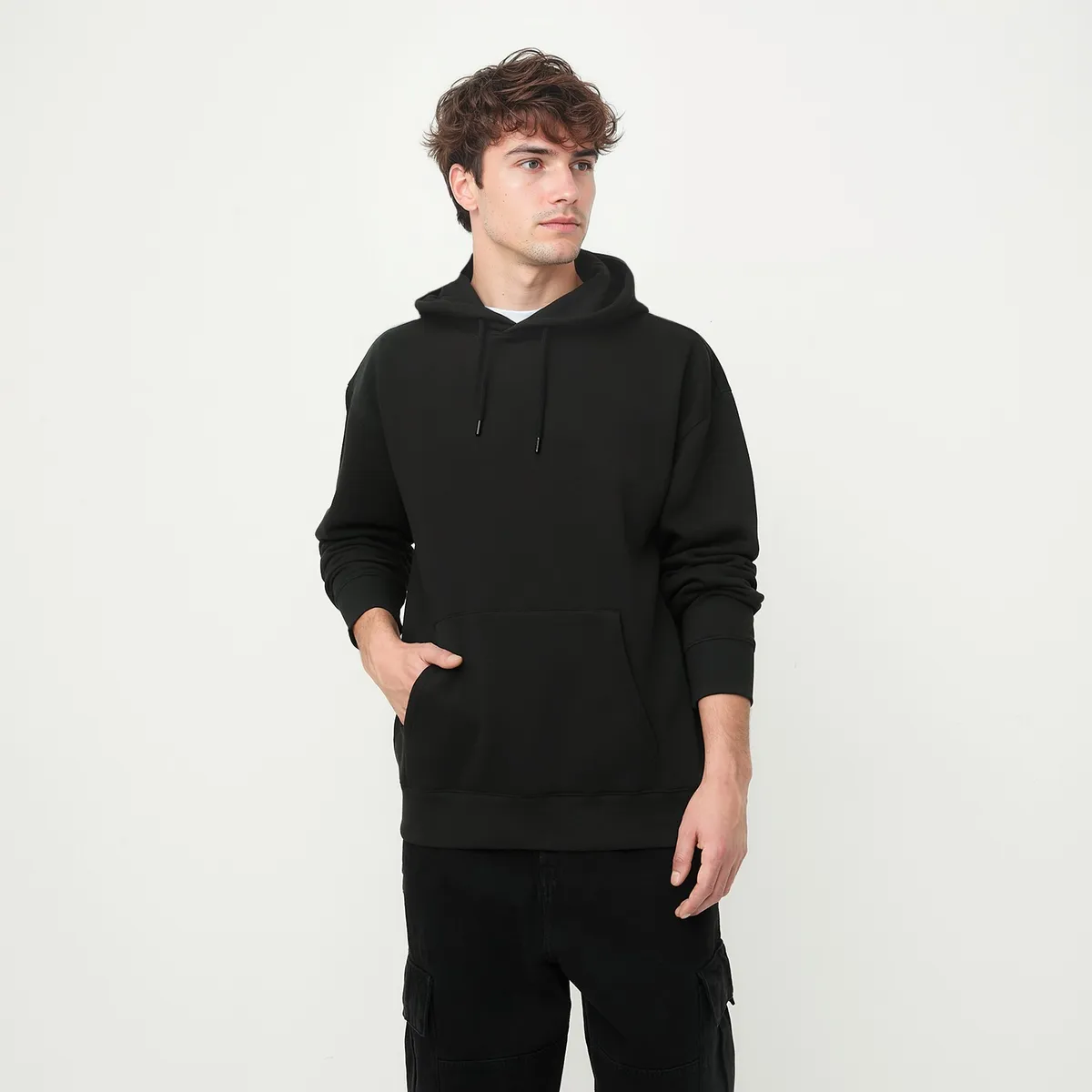 BEARCLIFF - Polerón Canguro Relax Fit Algodón Bearcliff Hombre