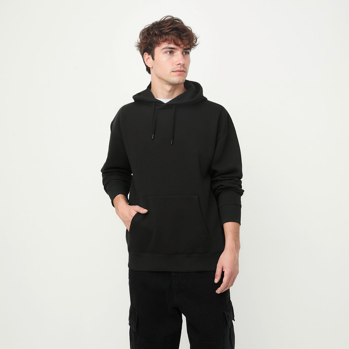 BEARCLIFF - Polerón Canguro Relax Fit Algodón Bearcliff Hombre