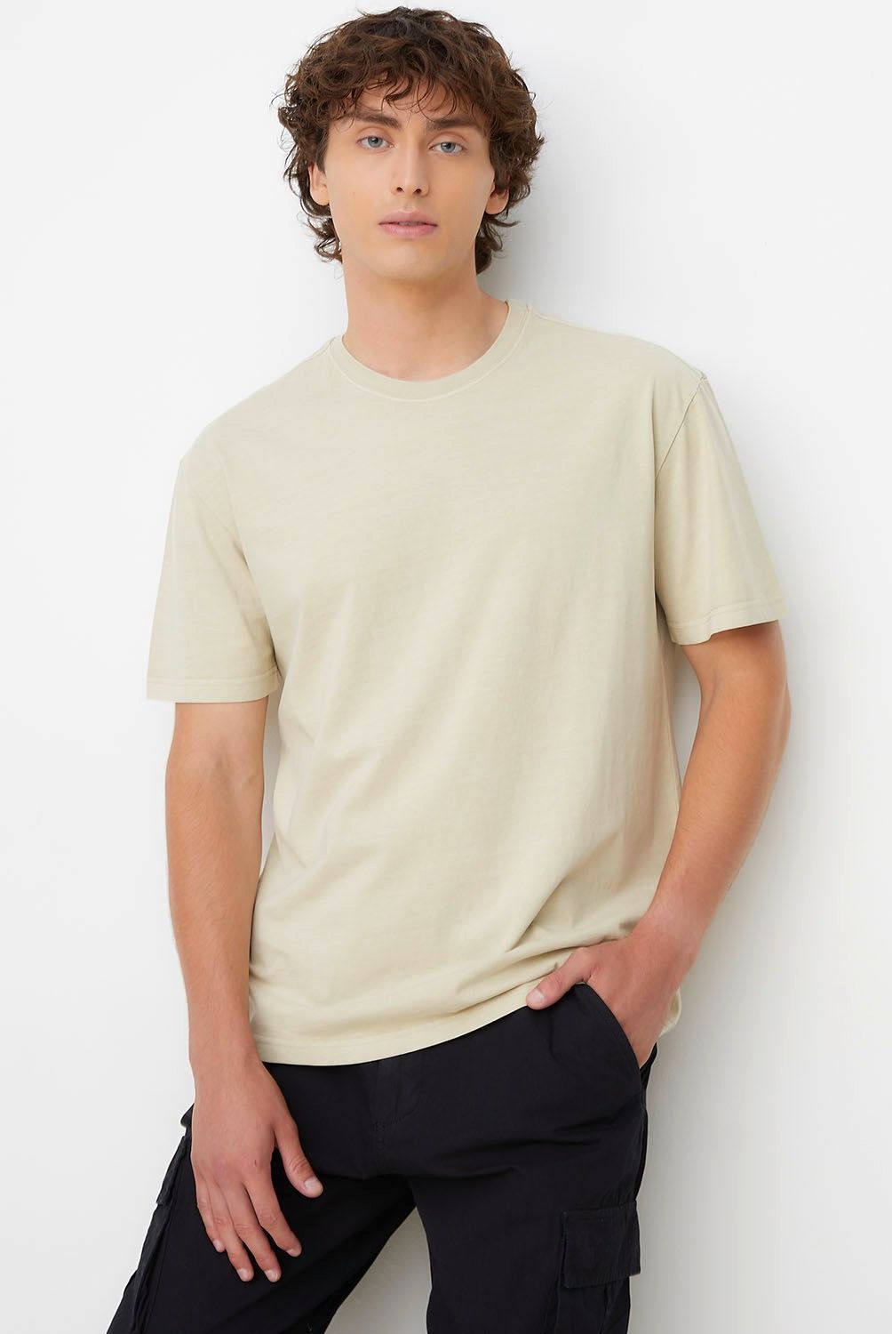 BEARCLIFF - Polera Bearcliff Manga Corta Relaxed Fit Algodón Hombre