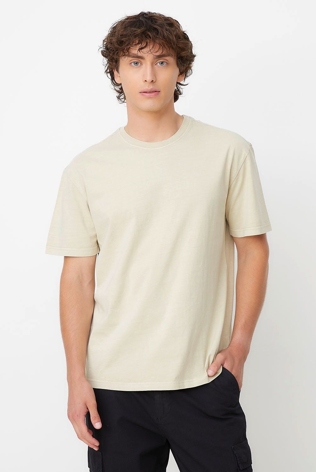 BEARCLIFF - Polera Bearcliff Manga Corta Relaxed Fit Algodón Hombre