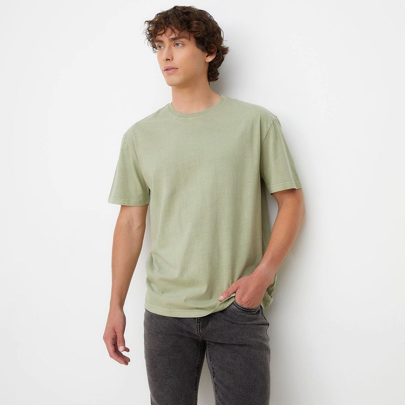 BEARCLIFF - Polera Bearcliff Manga Corta Relaxed Fit Algodón Hombre