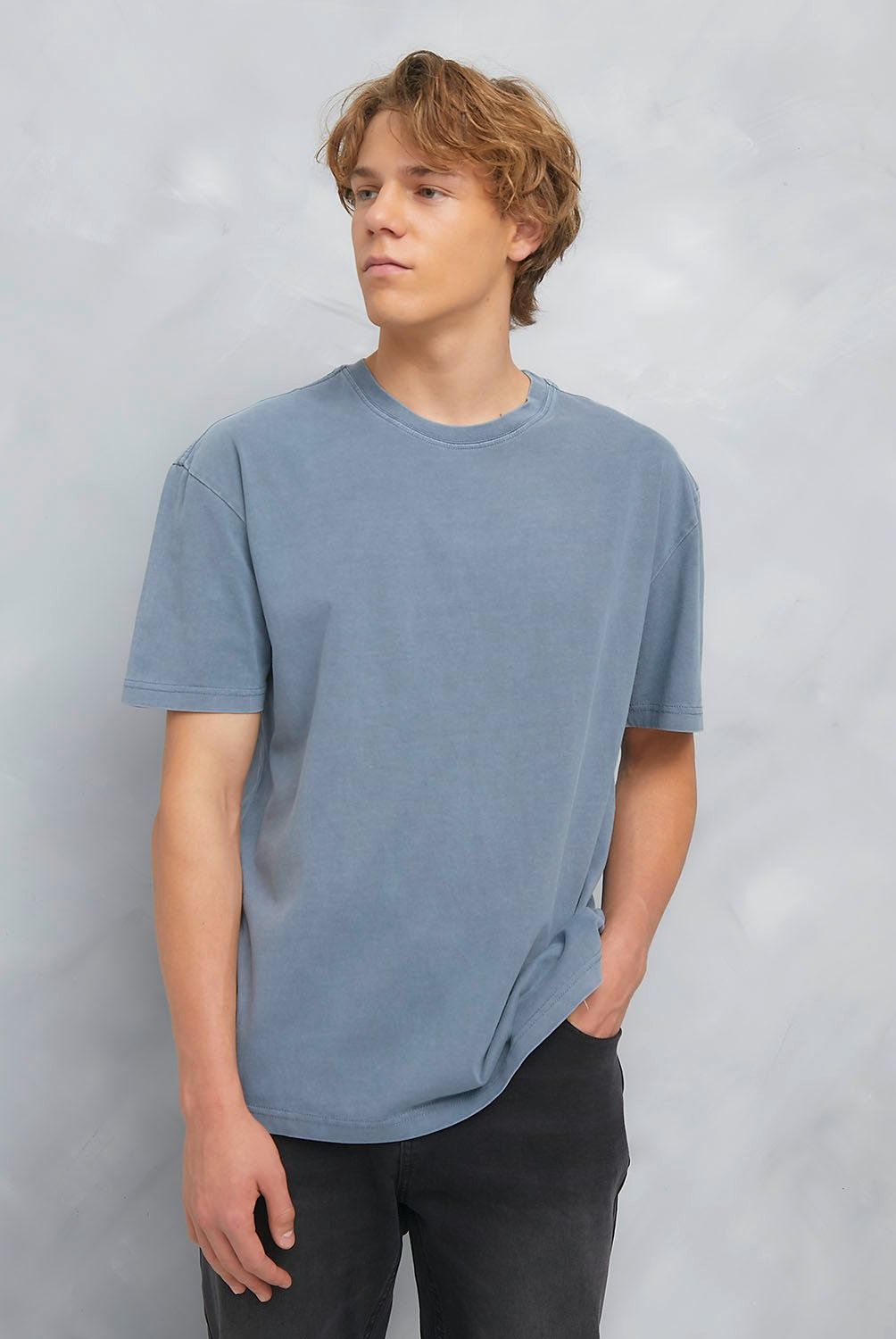 BEARCLIFF - Polera Bearcliff Manga Corta Relaxed Fit Algodón Hombre