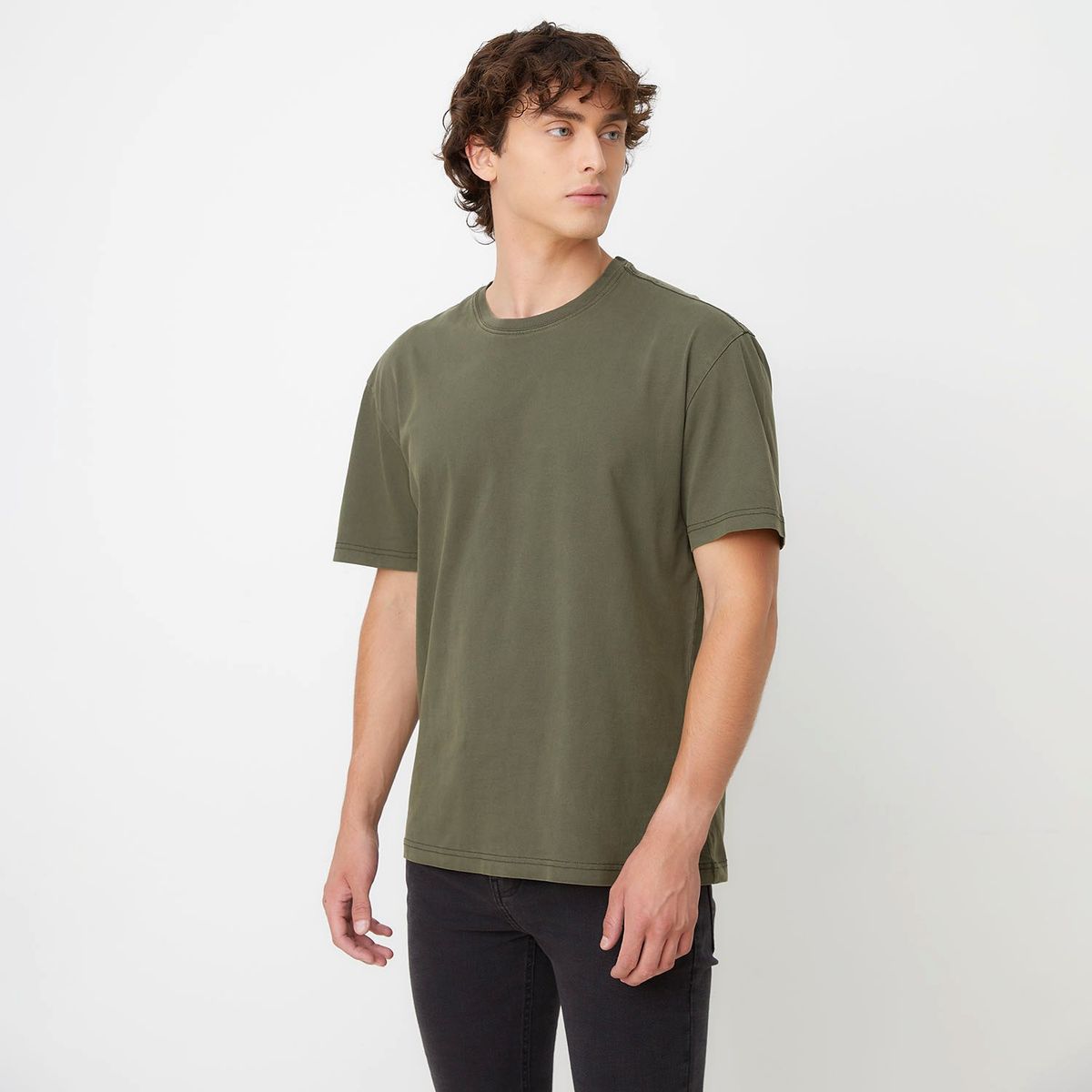 BEARCLIFF - Polera Bearcliff Manga Corta Relaxed Fit Algodón Hombre