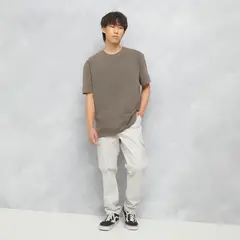 BEARCLIFF - Polera Manga Corta Relaxed Fit Algodón Hombre