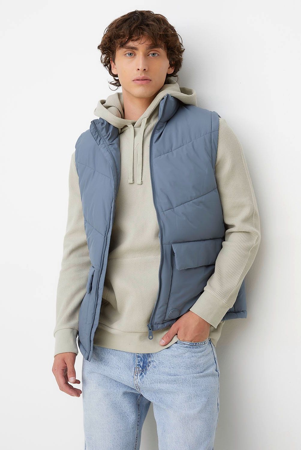 BEARCLIFF - Chaleco Parka Acolchado Sin Mangas Bearcliff Hombre