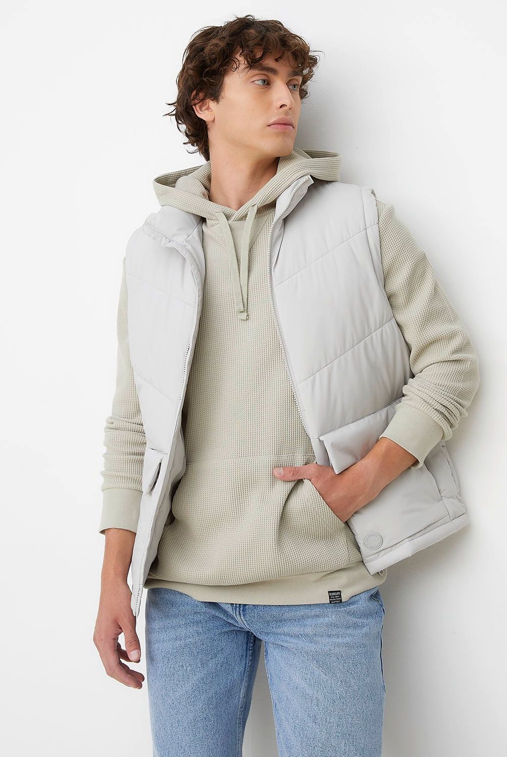 BEARCLIFF - Chaleco Parka Acolchado Sin Mangas Bearcliff Hombre