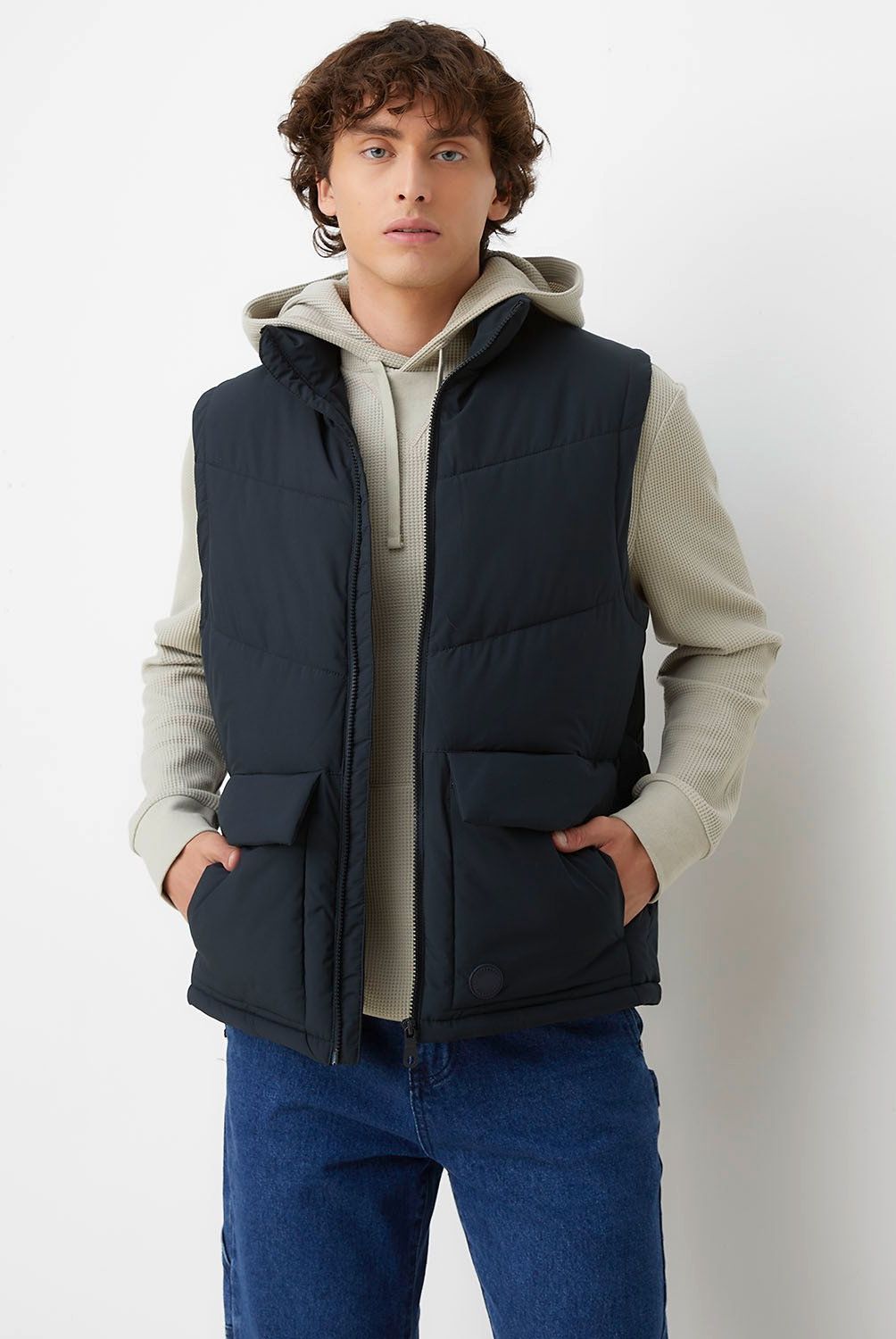 BEARCLIFF - Chaleco Parka Acolchado Sin Mangas Bearcliff Hombre
