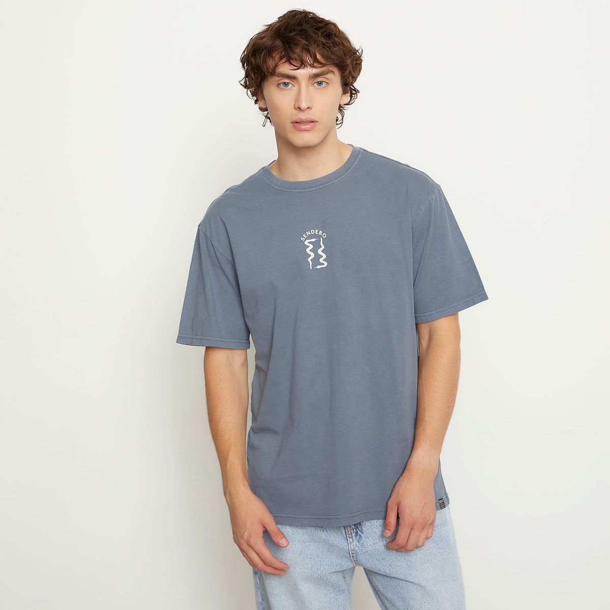 BEARCLIFF - Polera Bearcliff Manga Corta Casual Estampada Hombre Algodón