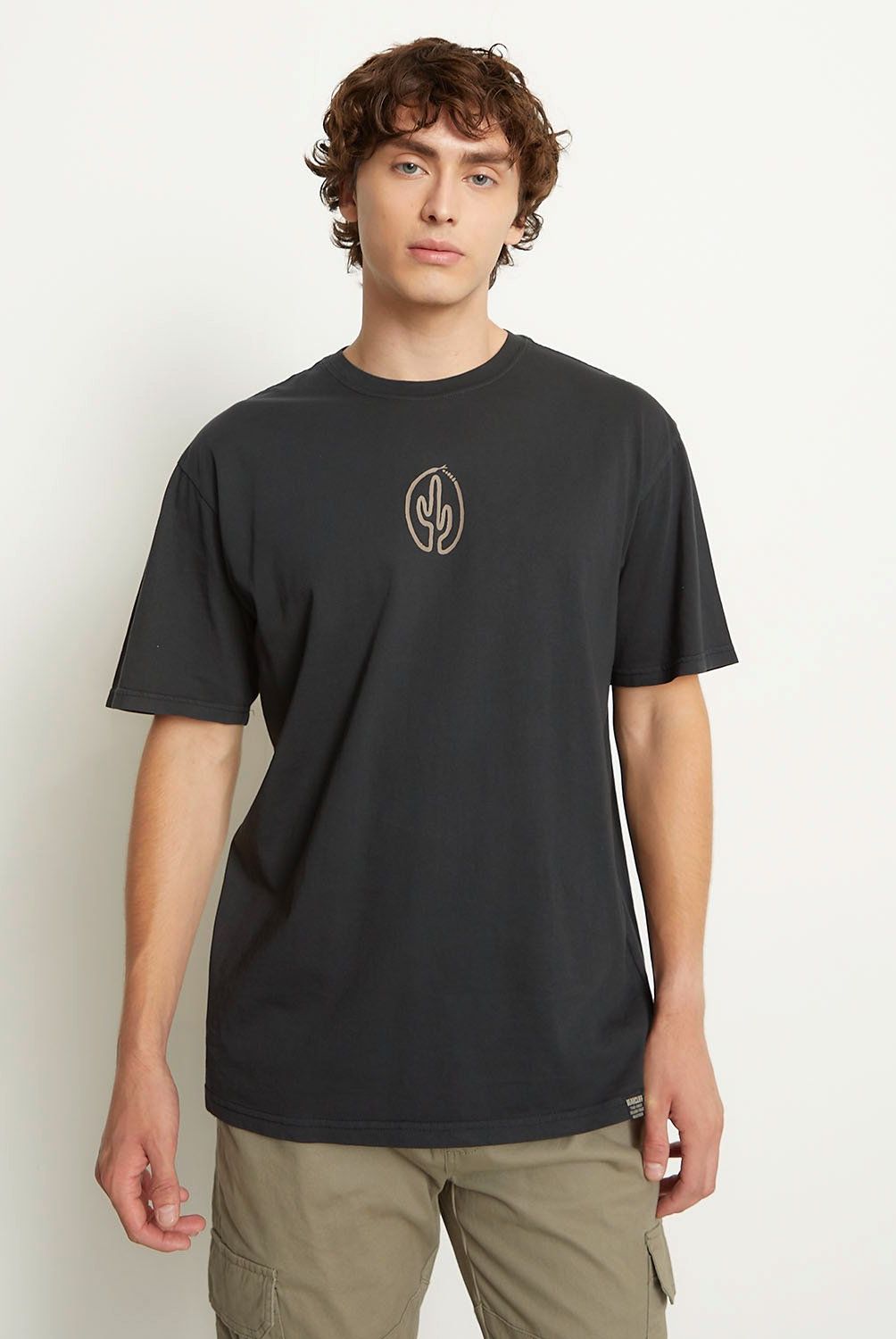 BEARCLIFF - Polera Bearcliff Manga Corta Casual Estampada Hombre Algodón