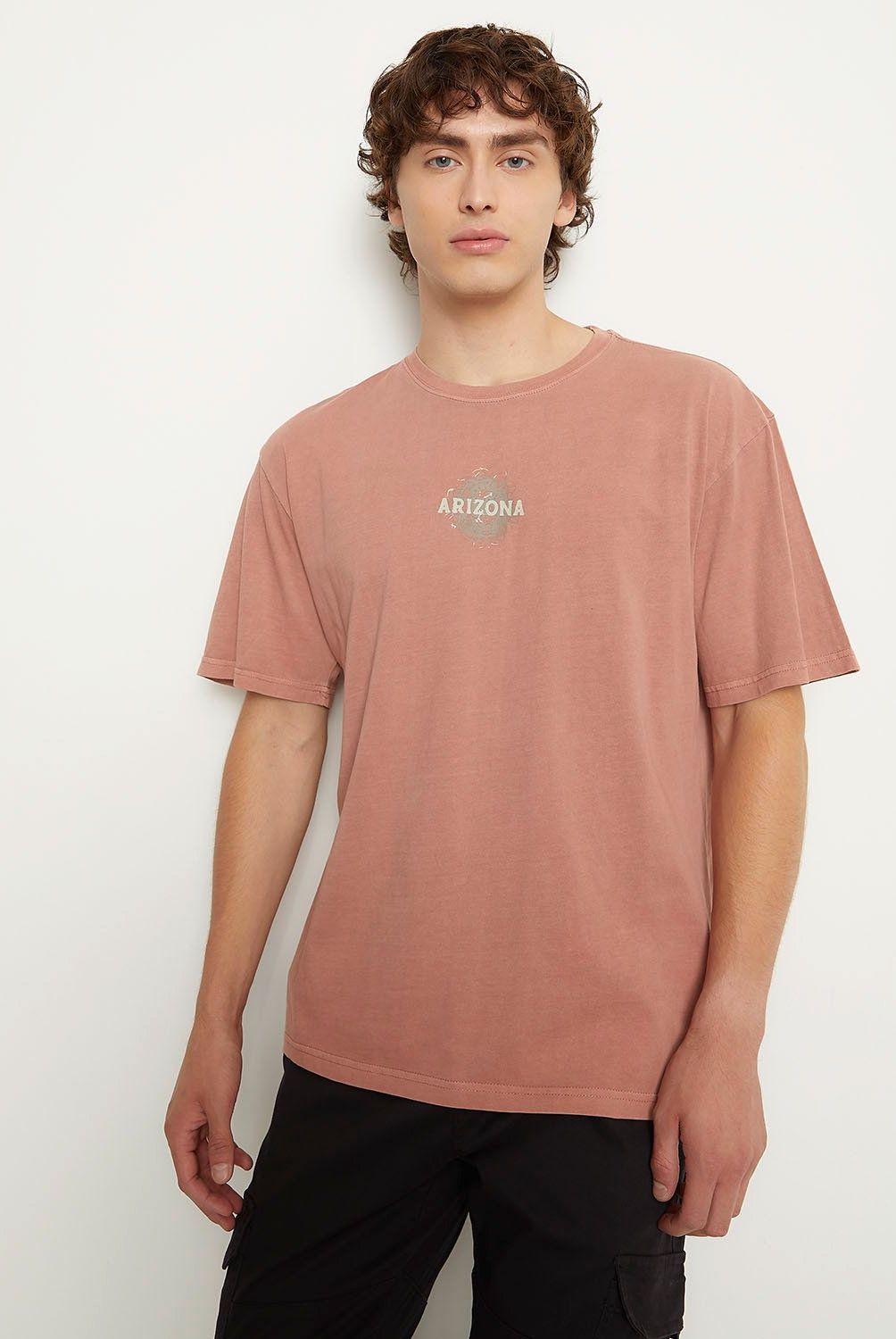 BEARCLIFF - Polera Bearcliff Manga Corta Casual Estampada Hombre Algodón
