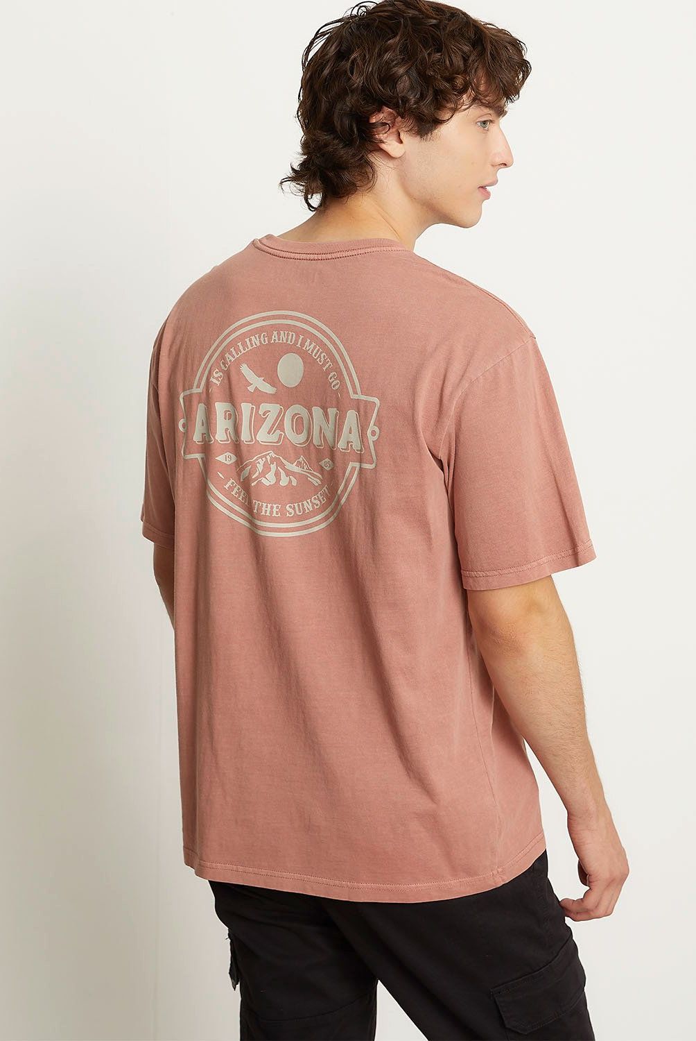 BEARCLIFF - Polera Bearcliff Manga Corta Casual Estampada Hombre Algodón