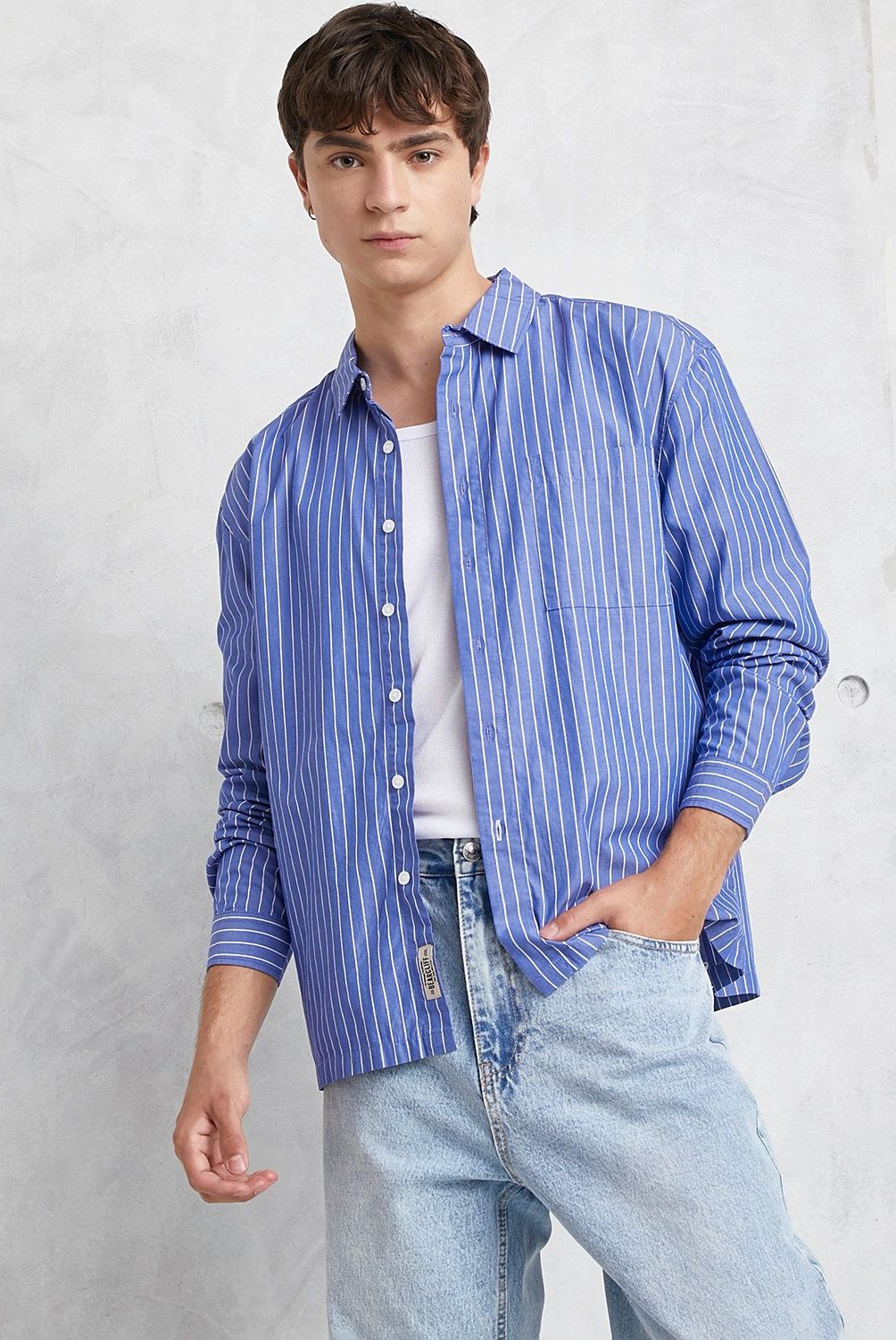BEARCLIFF - Camisa Manga Larga Regular Fit Hombre Bearcliff