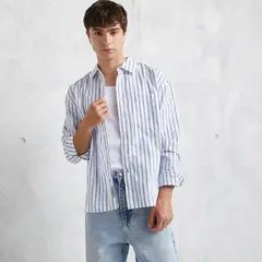 BEARCLIFF - Camisa Manga Larga Regular Fit Hombre