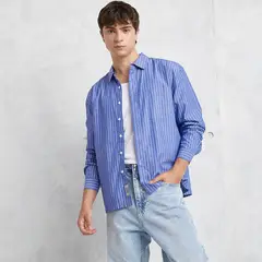 BEARCLIFF - Camisa Manga Larga Regular Fit Hombre
