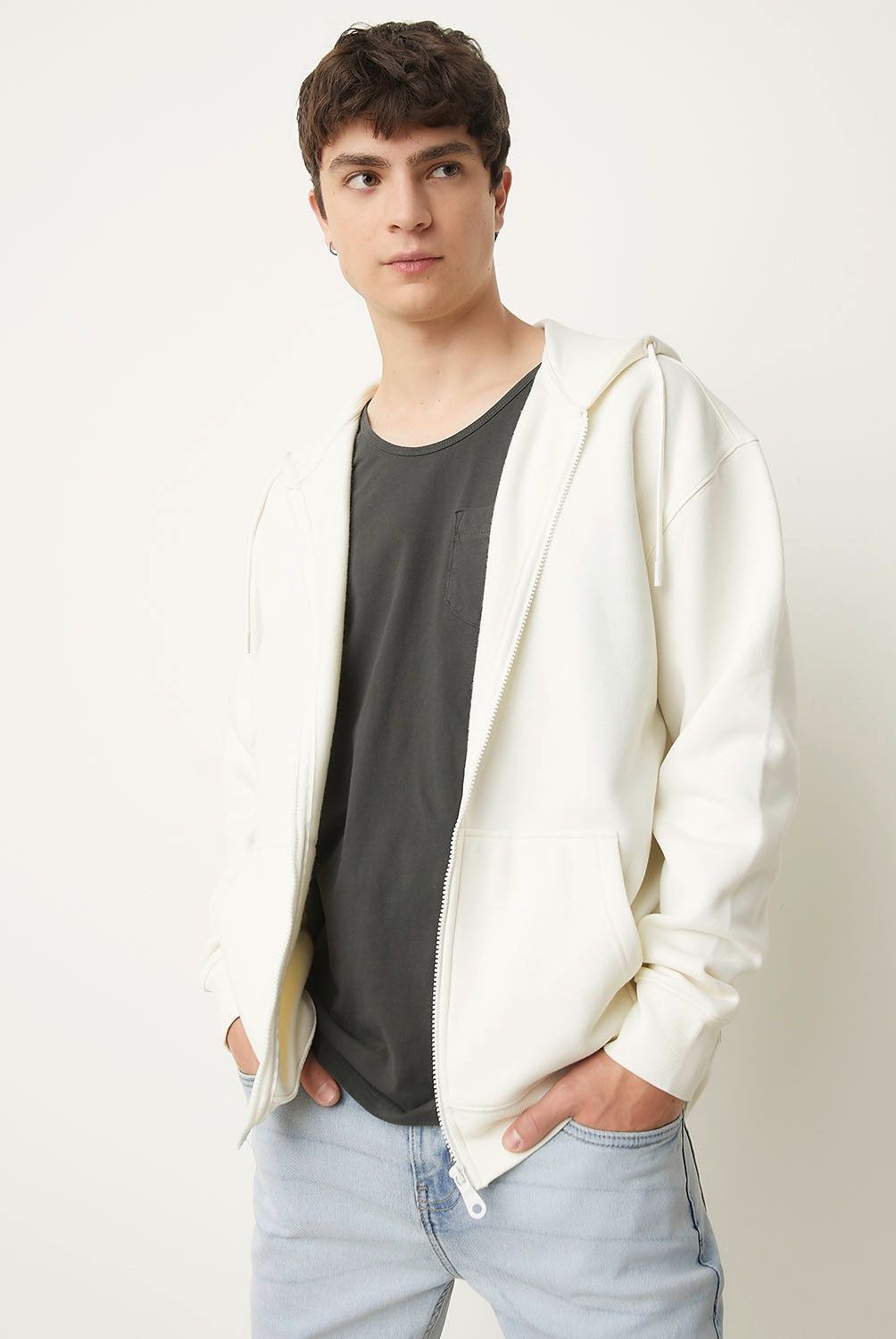 BEARCLIFF - Polerón Canguro Bearcliff Relaxed Fit Hombre Algodón