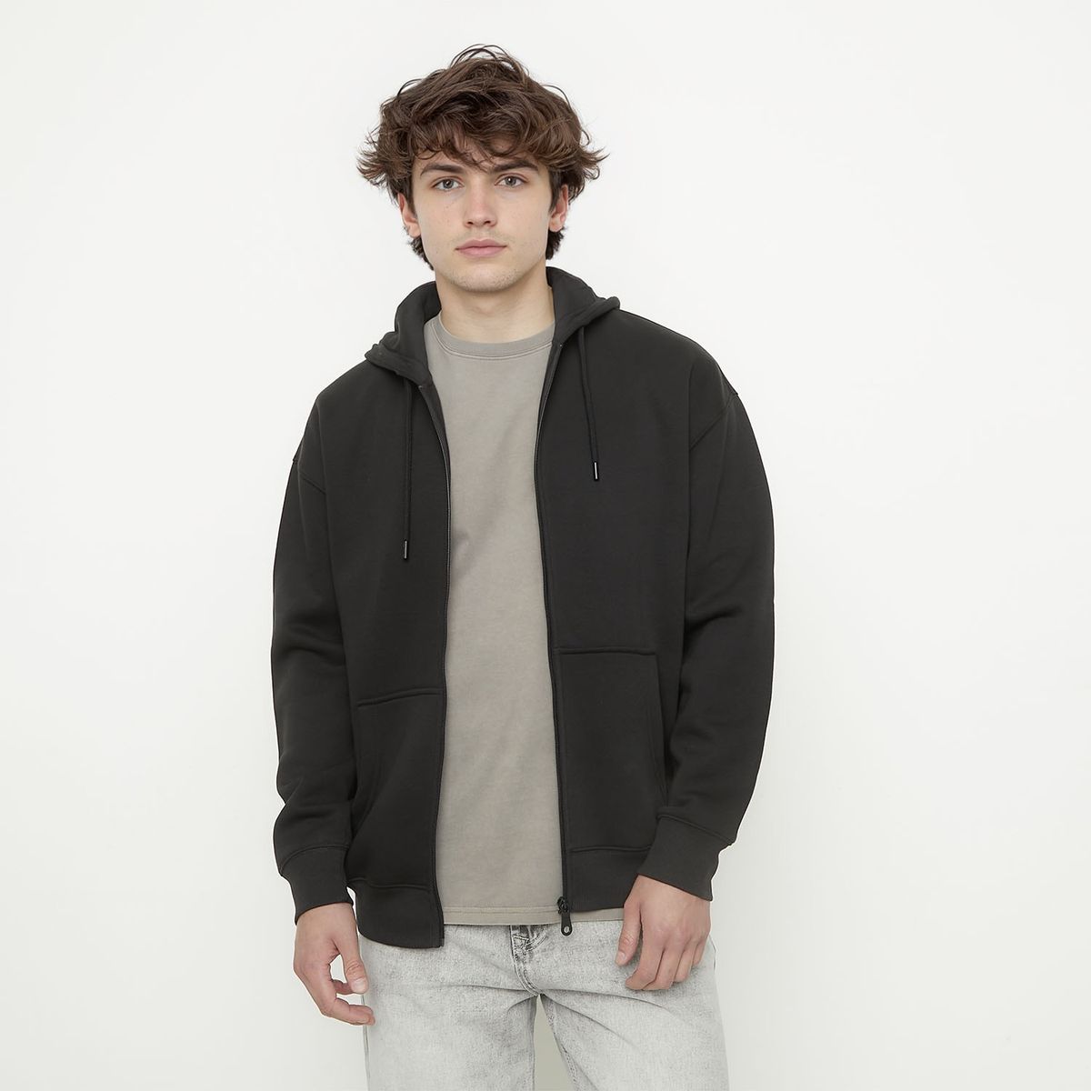 BEARCLIFF - Polerón Canguro Bearcliff Relaxed Fit Hombre Algodón