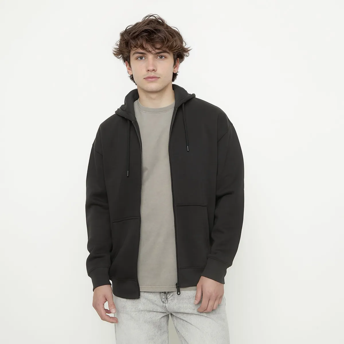 BEARCLIFF - Polerón Canguro Bearcliff Relaxed Fit Hombre Algodón