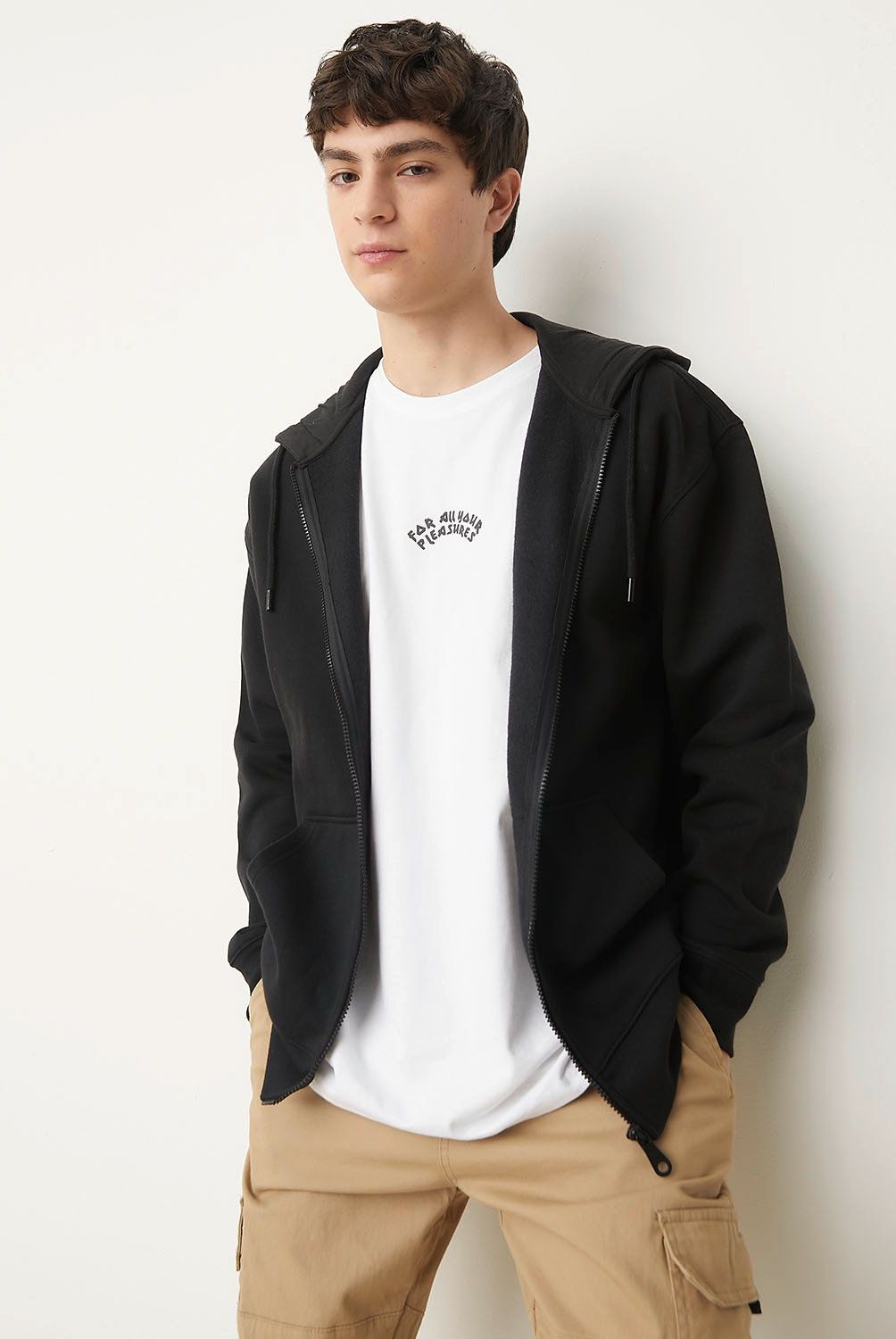 BEARCLIFF - Polerón Canguro Bearcliff Relaxed Fit Hombre Algodón